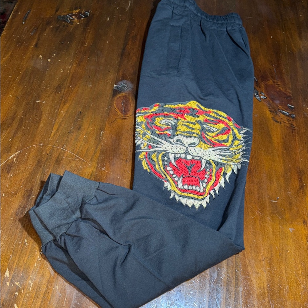 NEW ED HARDY TIGER SWEATPANTS | JOGGERS🖤 - Picture 2 of 14